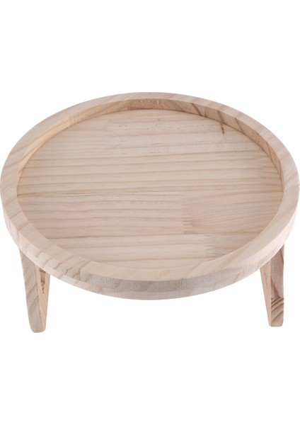 Kanepe Kol Klips Masası, Doğal Ahşap Kanepe Koltuk Klipsli Tepsi Masa Kanepe Kolu Dinlenme Organizatörü, Yuvarlak (Yurt Dışından) fiyatları