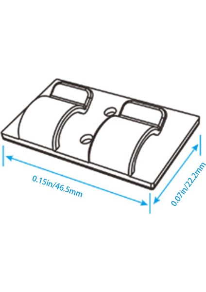 100PCS Açık Dize Işıkları Için Kancalar Klipsler Noel Işığını Asmak Için Ağır Hizmet Kablo Klipsleri (Yurt Dışından) modelleri