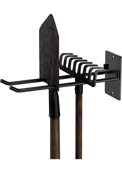 Ağır Hizmet Depolama Organizatör Çelik Duvar Montajı Bahçe Araçları Kürek Tırmık Süpürge Organizatör Duvar Kancası 2 Pcs (Yurt Dışından) fiyatları