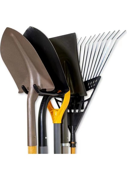 Ağır Hizmet Depolama Organizatör Çelik Duvar Montajı Bahçe Araçları Kürek Tırmık Süpürge Organizatör Duvar Kancası 2 Pcs (Yurt Dışından) fırsatları