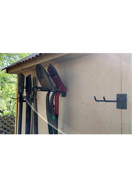 Ağır Hizmet Depolama Organizatör Çelik Duvar Montajı Bahçe Araçları Kürek Tırmık Süpürge Organizatör Duvar Kancası 2 Pcs (Yurt Dışından) indirimleri