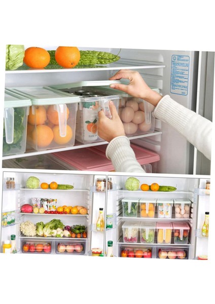 Kutu Buzdolabı Depolama Kutusu Istiflenebilir Buzdolabı Organizatör Gıda Depolama Kutuları Buzdolabı Dolabı Buzdolabı (Yurt Dışından) modelleri