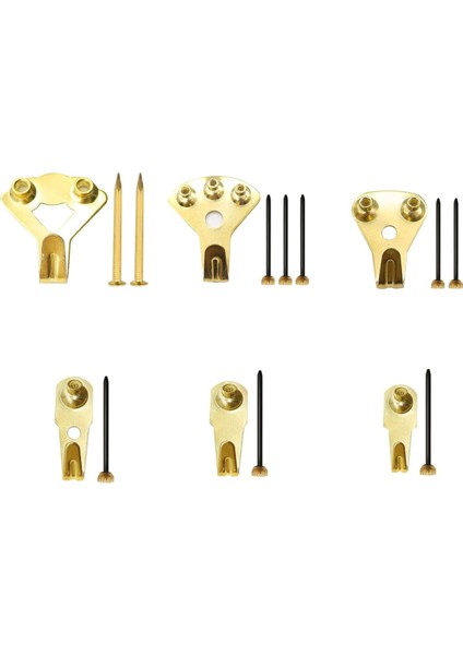Yeni Resim Çerçevesi Hook Heavy Doubt Hook Kit 10-100 Lbs Resim Çerçeveleri, Ofis, Tuval, Saat 103PCS Için Uygun (Yurt Dışından)