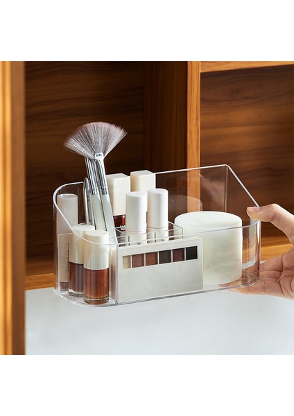 Makyaj Fırçaları Tutucu, Makyaj Organizatörü Küçük Vanity Tepsisi Saklama Kutusu, Ruj, Kalem, Losyon Için Kozmetik Ekran Kılıfı (Yurt Dışından) modelleri