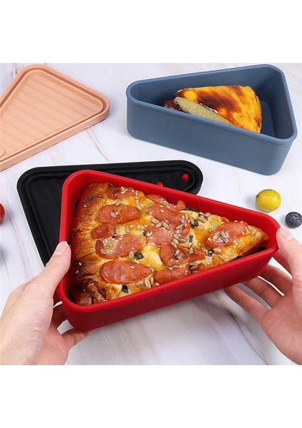 Pizza Artık Depolama Konteyneri, Pizza Organizatör Kutusu Kaydet Alan Yeniden Kullanılabilir Pizza Slicone Depolama Konteyneri Mavi (Yurt Dışından) fiyatları