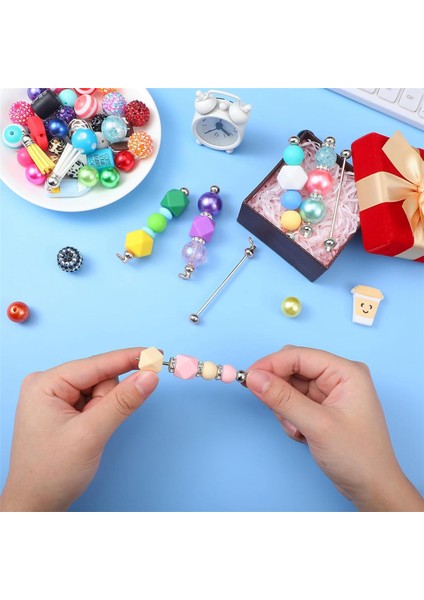 20PCS Boncuklu Anahtarlıklar Mücevher Için Metal Çubuk Zincirler Dıy Projeleri Için Anahtarlık Çubuk Aksesuarları (Yurt Dışından) fiyatları