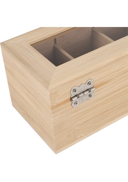 Çok Fonksiyonlu Bambu Sistemi Çay Poşeti Takı Organizatör Saklama Kutusu 5 Bölümler Çay Kutusu Organizatör Şeker Konteyneri (Yurt Dışından) fiyatları