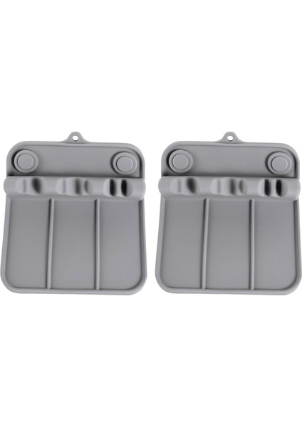 Silikon Mutfak Maddeleri Depolama Tepsisi Kaşığı Spatula Pot Kapağı Yemek Çubukları Mutfak Madenleri Placemat (Yurt Dışından)