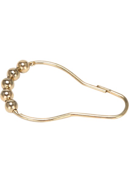 Kolay Monet Montaj Pasopar Duş Perdesi Kancalar Sürtünmesiz Paslanmaz Çelik - Duş Perdeleri Için Kolay Glide Duş Yüzükleri Çubuklar Cilalı Altın 12 Kanca Seti (Yurt Dışından)