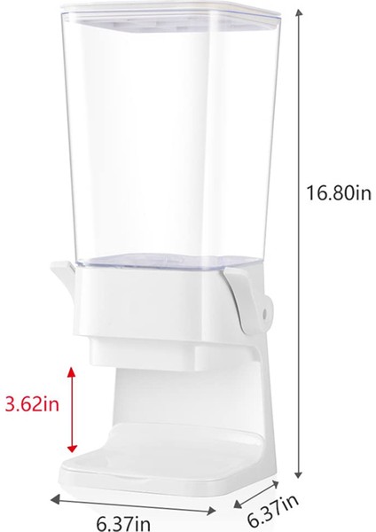 Tahıl Dağıtıcı Tezgah, Tahıl Kapları Depolama, Organizasyon ve Mutfak Için Saklama Kapları, Kuru Gıda Dağıtıcısı (Yurt Dışından) indirimleri