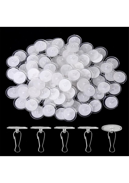 80 Paket Çıkarılabilir Şeffaf Duvar Askısı Yapışkan Tavan Kancaları Asmak Için Kendinden Yapışkan Tavan Kancaları (Yurt Dışından) fiyatları