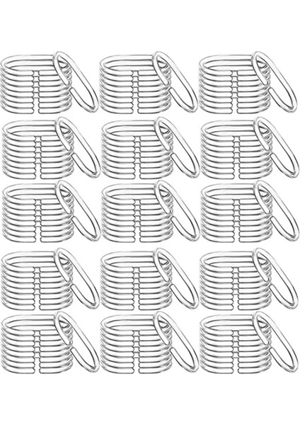 120 Pcs Şeffaf Plastik Duş Perdesi Yüzük Hankalar C Şekilli Halkalar Banyo Duş Örtülü Pencere Çubuğu Için Hook Askı (Yurt Dışından)