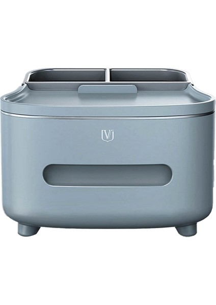 Çok Fonksiyonel Reklam Öğeleri Doku Kutusu Tutucu Cep Telefonu Yuvası Dekorasyon Doku Tutucu Ev, Mavi (Yurt Dışından)