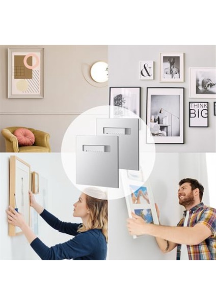 6 Pack Kendi Yapışkanlı Çamaşır Askıları 8.0 x 8.0 cm Hook Yapışkan Resim Aynalar ve Asma Sanat Için Asma Tahtası Kiti (Yurt Dışından) indirimleri