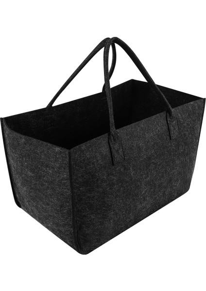 Keçe Depolama Çantası Büyük Kapasiteli Gündelik Alışveriş Çantası, Meyve ve Sebze Sepet Oyuncak Depolama Sepeti Giyim Depolama Sepeti (Yurt Dışından)