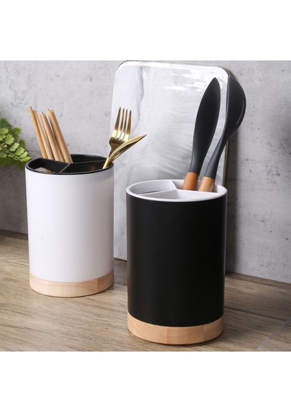 Kaşık Çatal Knfief Chopstick Tahliye Kutusu Sofra Depolama Tutucu Üç Bölme Çatal Bıçak Takımı Rafı Mutfak Gereçleri Caddy B (Yurt Dışından) fiyatları