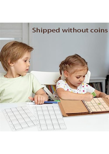 10 Pocket Coin Toplama Sayfaları Için 9 Delikli Para Albümü Albüm Toplama Kolları Çoğu Para Damgası Rozeti Vb. (Yurt Dışından) fırsatları