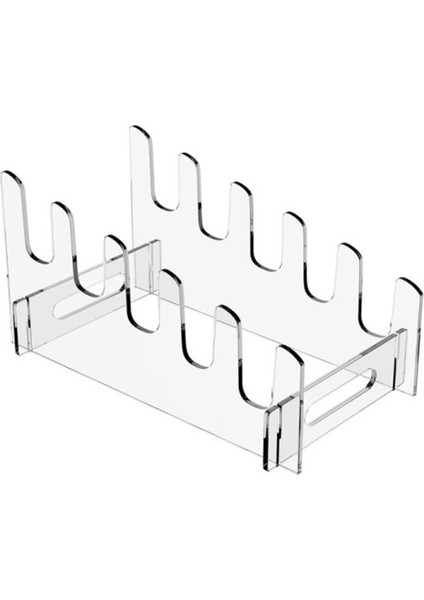 Bulaşık Kurutma Rafı, Arcylic Bulaşık Drenajı, Büyük Kapasiteli Depolama Alanı Tasarrufu, Tek Katmanlı Bulaşık Tutucu, 5grids (Yurt Dışından)