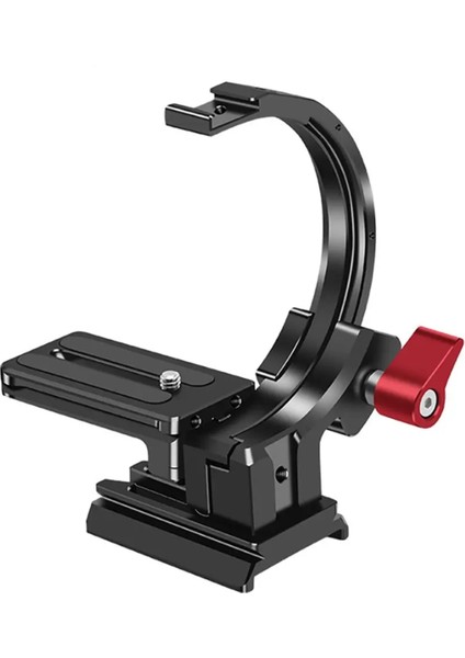 Lens Destek Braketi Yarı Dairesel Halka Yatay Dikey Dslr Kamera Video Tutucusu Soğuk Ayakkabı Kamera Video Tutucu (Yurt Dışından) fiyatları