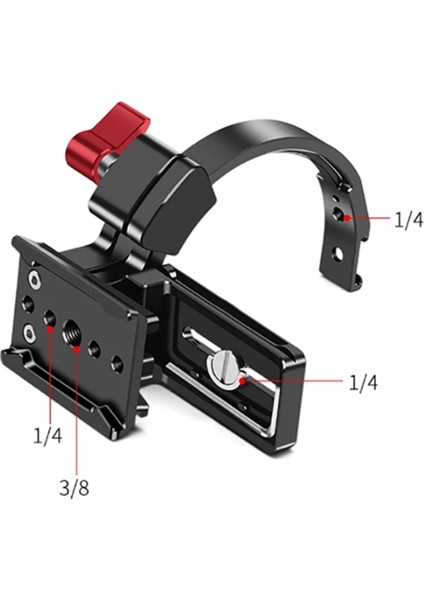 Lens Destek Braketi Yarı Dairesel Halka Yatay Dikey Dslr Kamera Video Tutucusu Soğuk Ayakkabı Kamera Video Tutucu (Yurt Dışından) fırsatları