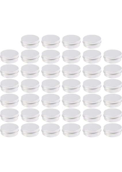 40 Vidalı Üst Yuvarlak Alüminyum Teneke Kutular - Alüminyum Vidalı Kapak Yuvarlak Teneke Kabı Şişe (Yurt Dışından) fırsatları