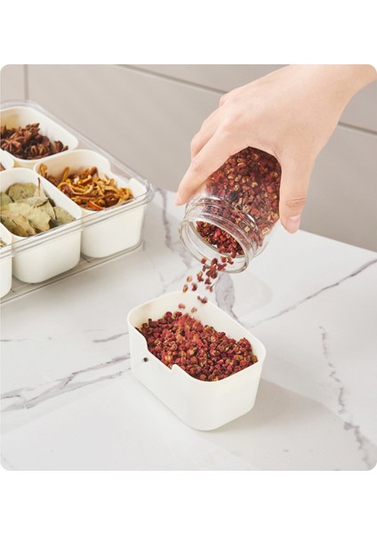 Kapaklı Bölünmüş Servis Tepsisi ve 8 Bölmeli Plastik Meze Tepsisi ile Taşınabilir Atıştırmalık Tabağı Organizatör (Yurt Dışından) indirimleri