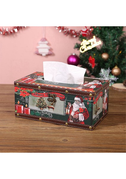 Noel Doku Kutusu Ev Kapalı Yemek Masası Oturma Odası Sehpa Masa Masası Kağıt Kutusu Doku Tüp, Kardan Adam (Yurt Dışından) modelleri