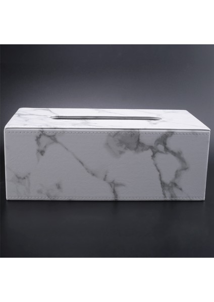 Dikdörtgen Mermer Pu Deri Yüz Doku Kutusu Kapak Peçete Tutucu Kağıt Havlu Dispenser Konteyner Ev Ofis Araba Dekoru (Yurt Dışından) fiyatları