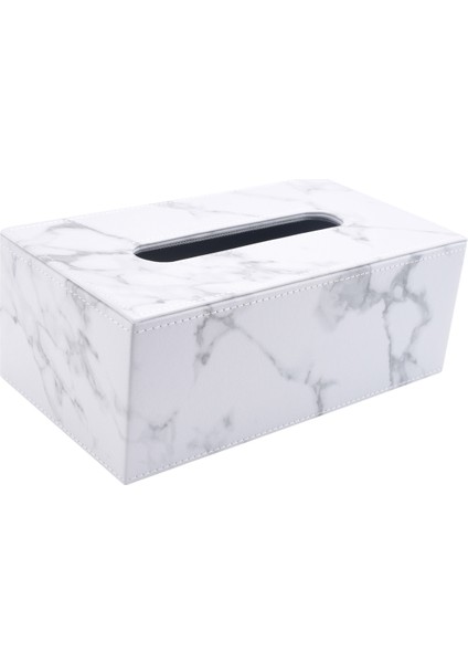 Dikdörtgen Mermer Pu Deri Yüz Doku Kutusu Kapak Peçete Tutucu Kağıt Havlu Dispenser Konteyner Ev Ofis Araba Dekoru (Yurt Dışından) modelleri
