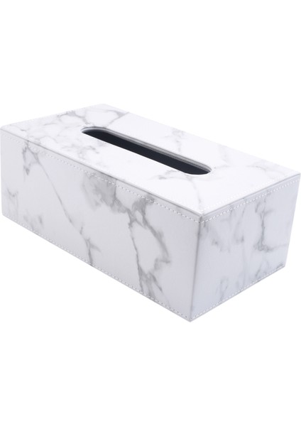 Dikdörtgen Mermer Pu Deri Yüz Doku Kutusu Kapak Peçete Tutucu Kağıt Havlu Dispenser Konteyner Ev Ofis Araba Dekoru (Yurt Dışından) fırsatları