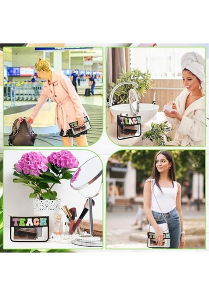 6 Adet Şönil Mektup Torbası Dökme Öğretmen Takdir Hediyeleri Tiki Yama Makyaj Çantası Düz Açık Kese Öğretmeni Sahip Olmalı (Yurt Dışından) fiyatları