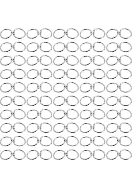 100PCS 19MM Gevşek Yaprak Bağlayıcı Halkalar Anahtar Yüzük Halkaları Halkalar/albüm/craft Için Binder Halkalar (Yurt Dışından)