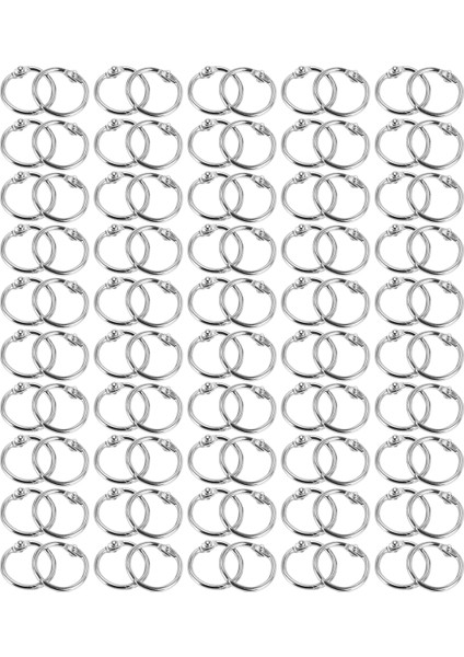 100PCS 19MM Gevşek Yaprak Bağlayıcı Halkalar Anahtar Yüzük Halkaları Halkalar/albüm/craft Için Binder Halkalar (Yurt Dışından) fiyatları
