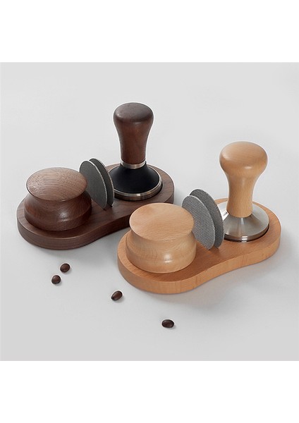 Ahşap Kahve Filtre Kurcalama Tutucu Ahşap Espresso Tercer Mat Stand Kurcası Istasyonu Ahşap Base Espresso Kurcalama Mat A (Yurt Dışından) modelleri