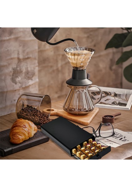 40 Kapsül Kahve Kapsülü Organizatör Depolama Standı Pratik Kahve Çekmeceleri Kapsüller Için Nespresso Kahve Kapsülü (Yurt Dışından) indirimleri