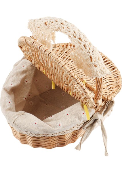 El Yapımı Hasır Sepet Hasır Kamp Piknik Sepeti Alışveriş Depolama Engel ve Ahşap Hasır Piknik Sepeti (Yurt Dışından) indirimleri