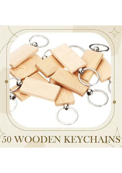 50 Adet Boş Ahşap Anahtar Etiketi Anahtar Gravür Boşluklar Bitmemiş Ahşap Anahtarlık Anahtar Halka Anahtar Etiketler Dıy El Sanatları, Dikdörtgen (Yurt Dışından) indirimleri