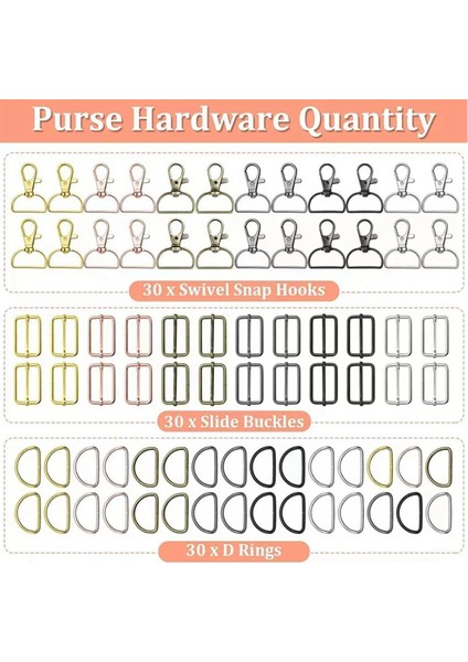 90 Pc Döner Kıvrık Snap Hooks ve D Halkaları Anahtarlık Yapma ve Dikiş Projesi Için Anahtarlık Klipsi Kanca Hook Pençe Kelesi (Yurt Dışından) fırsatları