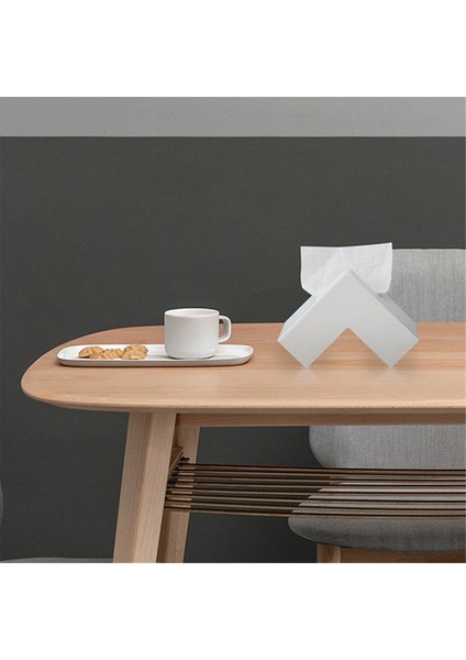 Çift Taraflı Doku Kutusu, Zarif Kare Doku Kutusu Tutucu, Banyo Giyinme Masası, Yatak Odası Giyinme Masası Gri (Yurt Dışından) fiyatları