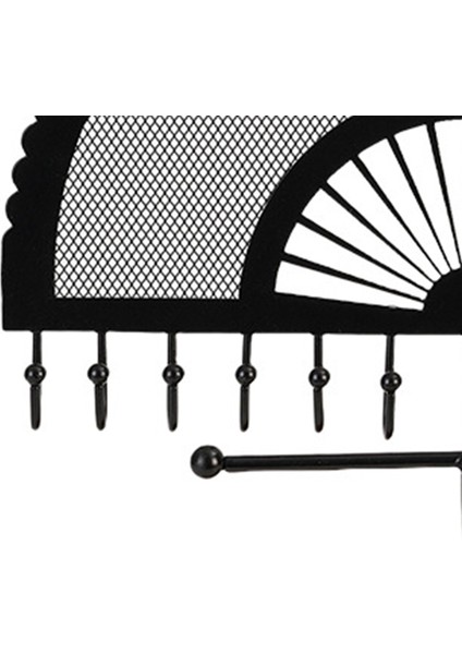 Retro Style Siyah Yarım Direcilik Fan Şeklindeki Takı Stand Takı Ekran Stand Küpe Kolyeleri Yüzük Takı Stand (Yurt Dışından) modelleri