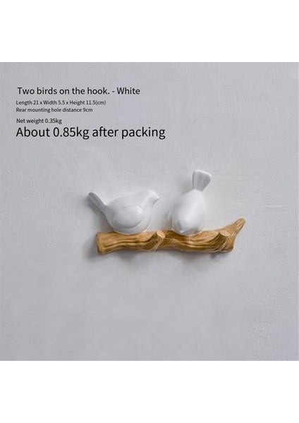 Duvar Süslemeleri Oturma Odası Askı Reçine Kuş Anahtar Kanca Mutfak Ceket Giysileri Havlu Şapka Çanta Tutucu, B (Yurt Dışından) indirimleri