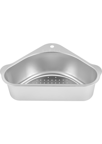 Mutfak Lavabo Tahliye Sepeti Emme Kupası Destek Köşesi Için Üçlü Köşeli Drenaj Raf Lavabo Süzgeç Sünger Tutucusu (Yurt Dışından)