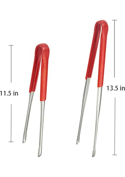 4pcs Mutfak Maşaları Izgara Maşaları, 11.5 Inç ve 13.5 Inç Metal Gıda Maşaları, Yüksek Sıcaklığa Dayanıklı Barbekü Maşaları (Yurt Dışından) indirimleri