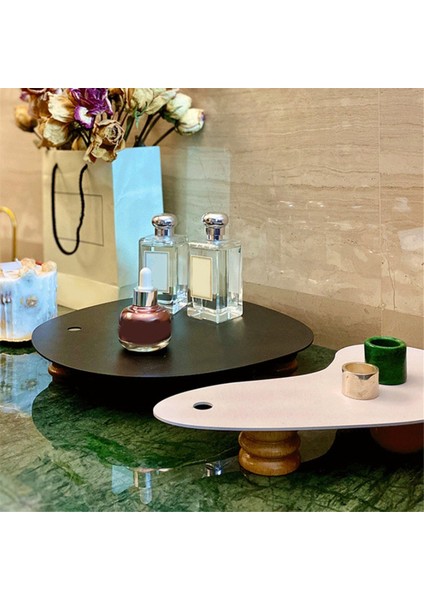 Nordic Masaüstü Süsler Aromaterapi Parfüm Depolama Tepsisi Makyaj Organizatör Tabağı Banyo Oturma Odası Tutucu-B (Yurt Dışından)