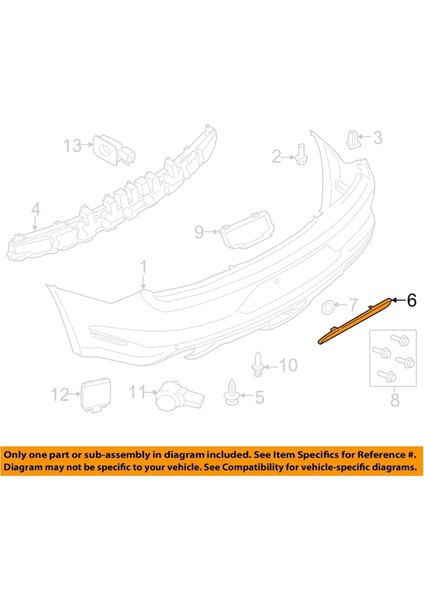 Ford Mustang 2015-2017 FO1184105, FO1185105, FR3Z-15A449-A, FR3Z-15A448-A Için Arka Tampon Valance Reflektör (Yurt Dışından) modelleri