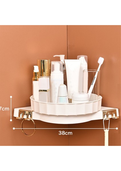 1 Paket Köşe Duş 360 ° Dönen Banyo Organizatörü ve Depolama Rafları, Banyo Için Sondaj Pikap Organizatörü Yok (Yurt Dışından) fiyatları