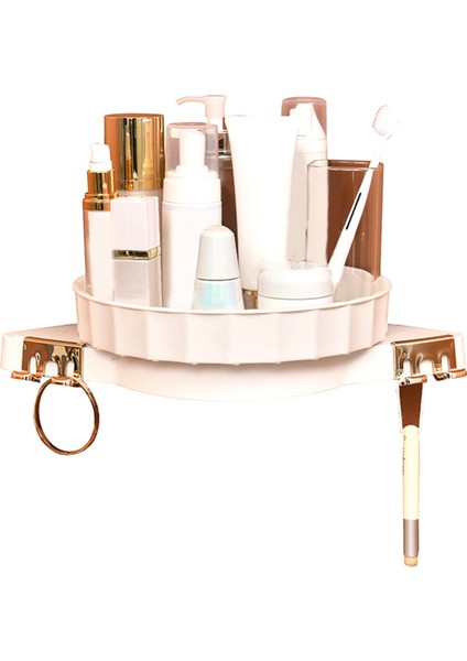 1 Paket Köşe Duş 360 ° Dönen Banyo Organizatörü ve Depolama Rafları, Banyo Için Sondaj Pikap Organizatörü Yok (Yurt Dışından) indirimleri