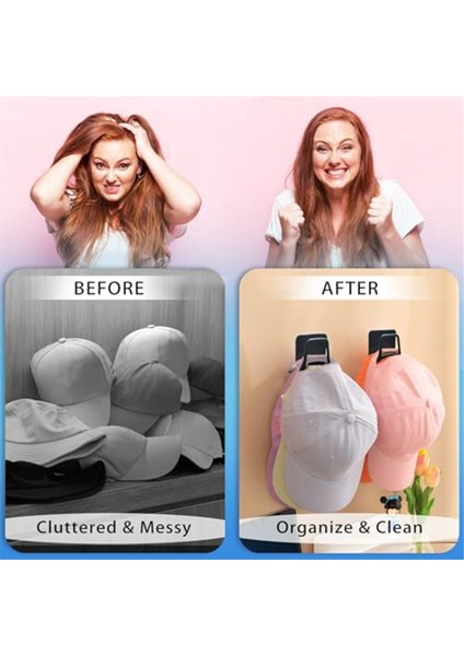 Duvar Şapkası Organizatörü Için Şapka Rafı, Beyzbol Şapkaları Için Metal Şapka Rafları, Duvar Için Yapışkan Şapka Kancaları, Sondaj Şapkası Askıları Yok (Yurt Dışından) modelleri