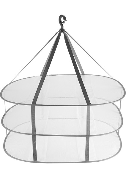 3 Katmanlı Kazak Kurutma Rafı Asılı Giysiler Asılı Kurutucu Çamaşır Örtü Kurutma Rafı, Katlanabilir Giysiler Kurutma Rafları (Yurt Dışından)