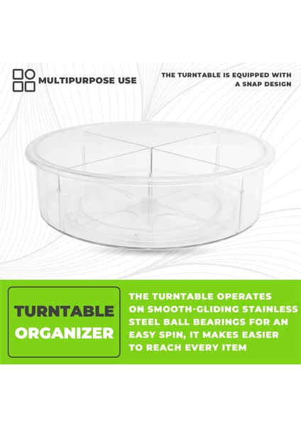 Lazy Susan, Tembel Susan Kabine Organizatörü, Kiler Organizasyonu, Tezgah, Raf, Masa, Banyo, Açık (Yurt Dışından) fırsatları